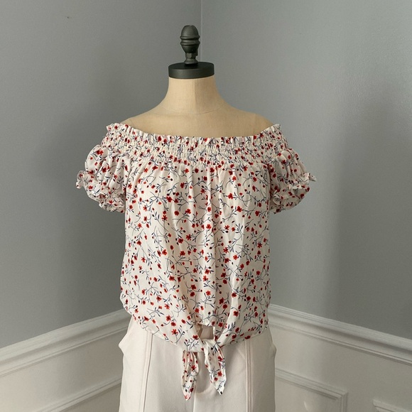 Sienna Sky Floral Off the Shoulder Top - Picture 1 of 7